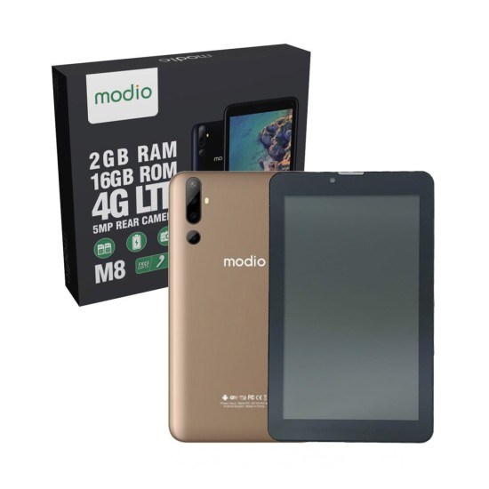 TABLET MODIO M8 4G LTE 4GB/64GB 7.0" DOURADO